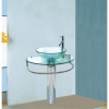 FRAMED GLASS BASIN